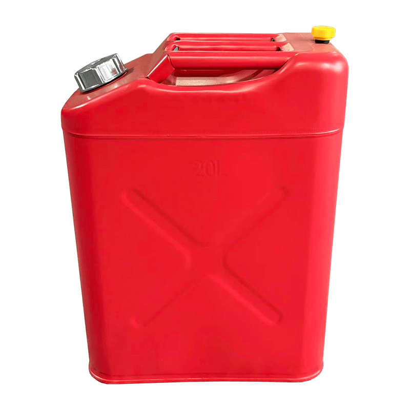10L/20L 무광택 빨간색 오일 드럼(알루미늄 캡 포함)